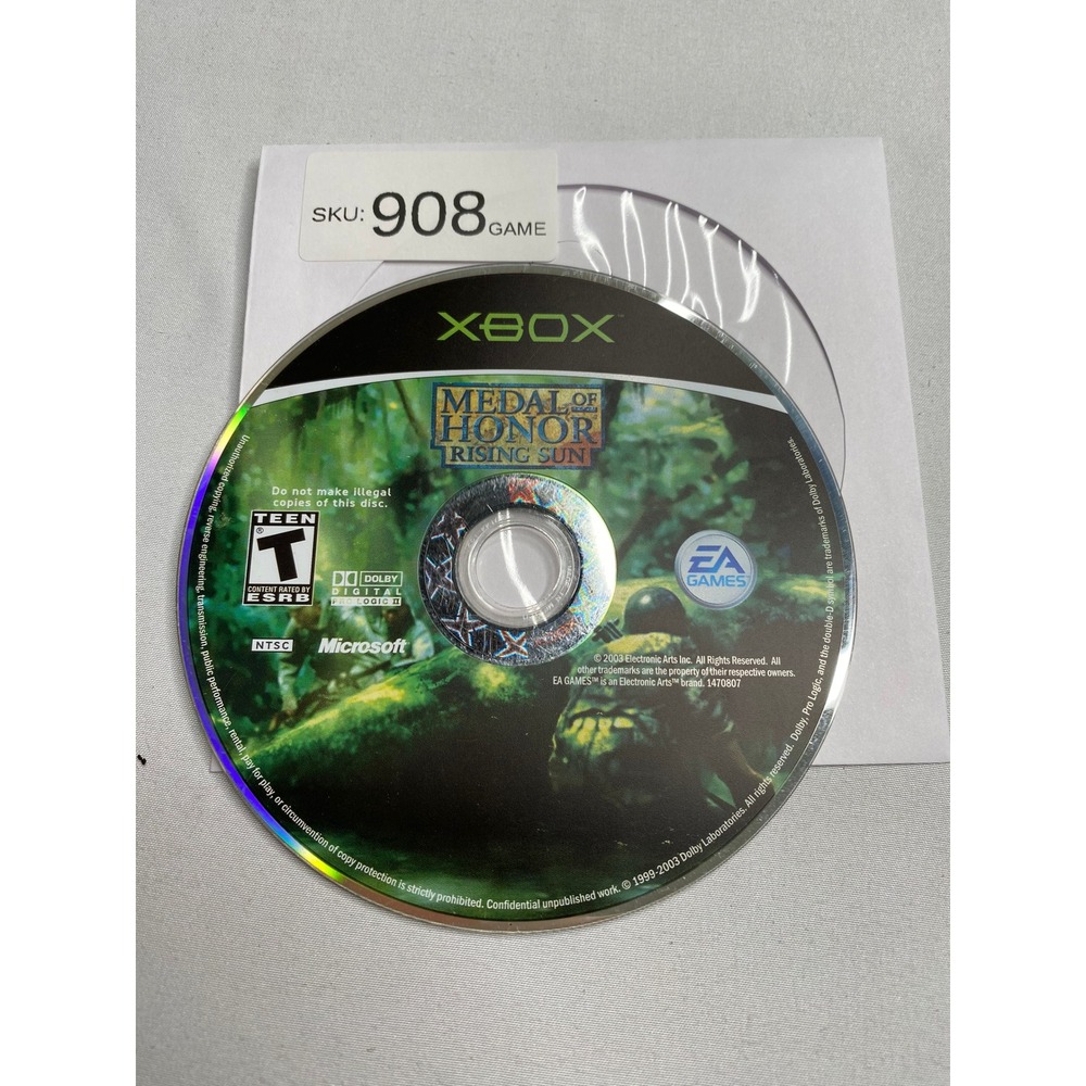 Medal of Honor Rising Sun Microsoft Xbox